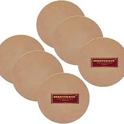 BERRYCRAVE Round MDF Wood Boards 6.5 x 6.5 Inch for Painting, Art and Craft, Branded Heavy Dense Grained Round 8 MM Thick MDF Circle Sheets Cutouts for Artist, Student - (6)-image-36