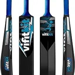 VFK by Xtrim Full Size Plastic Cricket Bat (34 x 4.5 Inch) for All Age Groups, Gully Cricket Bat, Impact Turf Bat, Heavy Plastic Tennis Bat for Men with Anti Slip Rubber Grip for Tournament Match-image-2