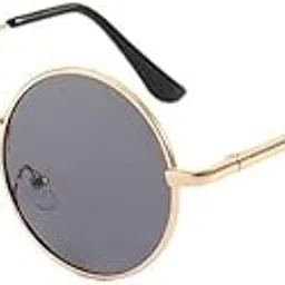 huvora Classic Round Polarized Stylish Sunglasses for Men and Woman || Spring Hinges-picture-19