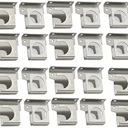 Soul Craft Stainless Steel 25 mm Curtain Rod Universal Wall to Wall Bracket for Door and Windows with Complete Fittings Pack of 10 Pair [ 20 Pcs ]-picture-12