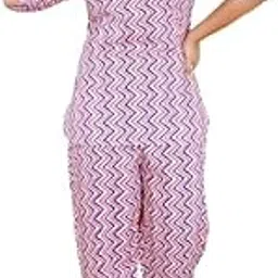 lakese Rayon Night Suit for Women's Printed Night Dress Set of Shirt & Pyjama Sleep wear Loungewear Set for Womens-picture-35