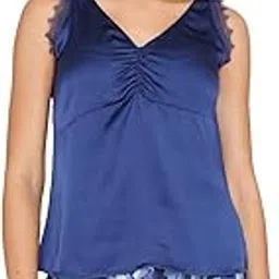 zivame Women's Satin Midi Casual Relaxed Nightgown-picture-37