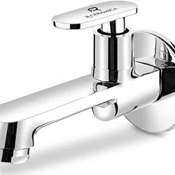 Brass Bib Tap with Chrome Finish | Wall Mounted Water Tap for Bathroom, Kitchen & Wash Basin-picture-17