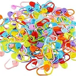 M Fabrics Crochet Locking Stitch Markers for Knitting Designed to Hook into The Knitted or Crocheted Stitch so it Will not Slip Out (25 Pieces) (Pack of 1 (25 Pieces))-picture-19