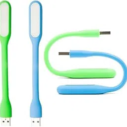LUCKYMORDEN Portable Flexible USB LED Light Lamp, Multicolour, Small (USB-LED-LAMP) Pack of 2 image 1
