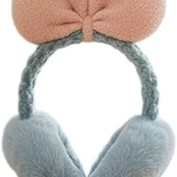 zqbiee Foldable Fur Cozy And soft Winter Warm Earmuffs Covers for Cold Air Protection Suitable for Kids 7 Years and Above (Pack of 1)-picture-23