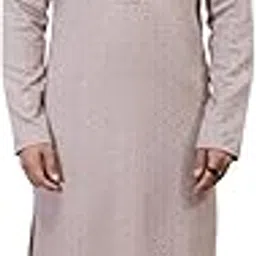 murih Men's Beige Chikankari Sequin Embroidered Kurta Pyjama Set-picture-53