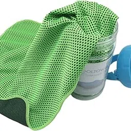 CALANDIS™ Cooling Towel Sweat Absorbing Small-Size Headband for Running Cycling Summer Green | Gym Towels | Fitness Equipment & Gear | Fitness Running & Yoga-picture-26