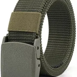 samtroh Men's Nylon Fabric Belt Plastic Buckle Outdoor Tactical Combat Belt Hunting Hiking Sports Waist Belt-picture-15