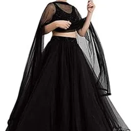 kush fashion Women's Semi-stitched Lehengha Choli-picture-38