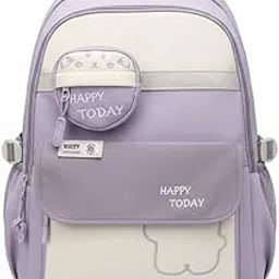 walson 30L Korean Kawaii Laptop Backpack | Unisex Trendy Printed School, College & Office Bag | Water-Resistant Travel Backpack Fits 17-Inch Laptop | Stylish & Spacious Bag for Boys & Girls-picture-23