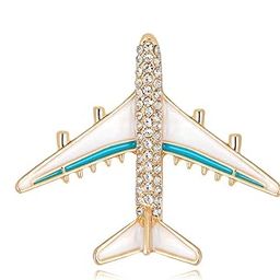 syga Brooch Pin Fashion Crystal Rhinestone Jewellery Pin Vintage Clothing Accessories Decoration Aircraft Fashion Brooches for Women- S58-picture-32