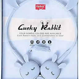 FunBlast Earphone for Kids - Cute Rabbit Wired Earphone, Headphones for Kids Girls Gifts Headphone for Smartphone, Gaming Headphone, Stereo Earphone, Stylish Headphones for Girls/Boys (Light Blue)-picture-31