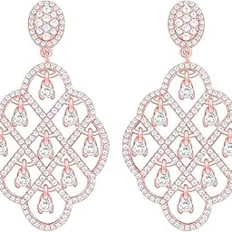 giva 925 Silver Rose Gold Bask In The Beauty Earrings| Drops to Gift Women & Girls | With Certificate of Authenticity and 925 Stamp | 6 Months Warranty*-picture-56