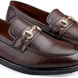 yuvrato baxi Men's Faux Leather Material Slip On Casual Loafer & Mocassion Shoes.-picture-50