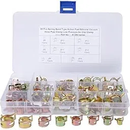 Bnf® 2x80pcs Fuel Line Spring Clip Water Pipe Air Fastener 6-15mm 8 Sizes Solid|Motors | Parts & Accessories | Car & Truck Parts | Cooling Systems | Hoses & Clamps-picture-22