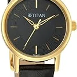 titan Women Leather Ladies Karishma 2020-21 Analog Black Dial Watch-Np2593Yl03/Np2593Yl03, Band Color-Black-picture-33