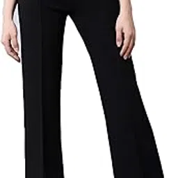 Women’s Bootcut Trousers – Trendy Bell Bottom Pants with High Waist | Stretchable Cotton Blend Slim Fit Bottoms for Casual, Office & Yoga Wear-picture-40