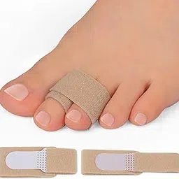 GKDARED Nylon 3Pcs Hammer Toe Straightener, Broken Toe Wraps,Toe Cushioned Bandages,Hammer Toe Splints For Correcting Hammer Toes, Broken Toes, Crooked Toes & Overlapping Toes Foot_Drop,Free Size-picture-22