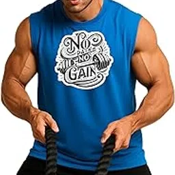 style edict Half Sleeve Compression Vest for Men's Athletic & Sports Tight for Fitness | Gym Tshirt for Men (in, Alpha, S, Regular, Blue V1)-picture-47