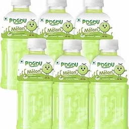 POGOU Melon Flavoured Fruit Drink 330ml – Refreshing Thai Beverage | Real Melon Juice Taste | Non-Carbonated Soft Drink | Hydrating Summer Cooler | Pack of 6 Bottles | Product of Thailand-image-26