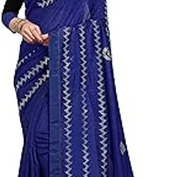 sidhidata Women's Silk Saree With Blouse Piece-picture-58