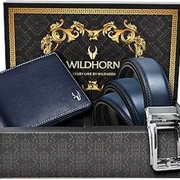 wildhorn Premium Leather Wallet & Premium Auto Lock Belt for Men | Combo Gift Set for Men | Ideal for Birthday, Anniversary & Festive Gifting (Navy)-picture-43