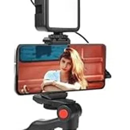 G.FIDEL Video Making Wireless Streaming Microphone Kit Vlogging Kit with Mic and Light for Smartphone.-picture-16