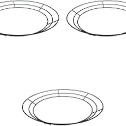 MERISHOPP®3X Metal Flower Wreath Frames Green Wreath Frame/for Xmas Party|Home & Garden|Yard, Garden & Outdoor Living|Gardening Supplies|Plant Care, Soil & Accessories|Baskets, Pots & Window Boxes-picture-47