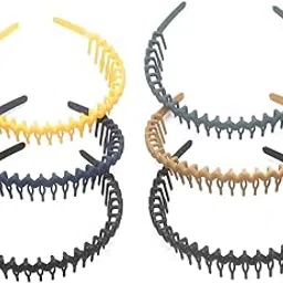 Fashion Jewellery Hair Accessories Set of 6 Hair Bands Head Bands for Women and Girls (Multicolor) (Multi-Color 2)-image-18