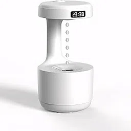 Anti Gravity Levitating Water Drop Humidifier | USB-C Rechargeable, 680 ml Capacity, Ultrasonic Cool Mist, LED Ambient Light & Floating Droplet Effect for Bedroom, Office, Home Decor-picture-24