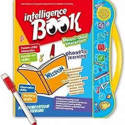 Interactive Learning Sound Book for Kids, Educational Activities with Numbers, Shapes, English Letters, Parent-Child Engagement image 1