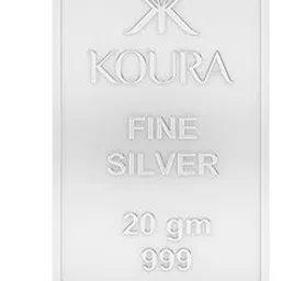 999 Fine Silver Bar | 20 Gram Pure Silver Bullion | Luxury Silver Bar for Investment & Gifting | Ideal for Men & Women | Perfect for Gift, Anniversary, Diwali, Dhanteras-image-0