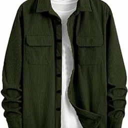 miramichi Men's Full Sleeve Corduroy Striped Casual Jacket, Ideal for Everyday Stylish Outfits-picture-25