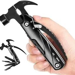 VIPREKHO 12 in 1 Hammer Multi Tool Multifunctional Claw Hammer Combination Pliers Multi Tools Hammer Emergency Survival Tools Gadgets for Men Multi Tool Hammer-picture-51
