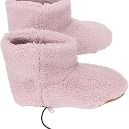 Electric Heating Shoes Soft Heating Shoes Relaxing Quick Heating for Winter (Pink)-picture-22