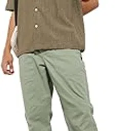 Men Mid Rise URB_N Textured Relaxed Fit Joggers-image-9