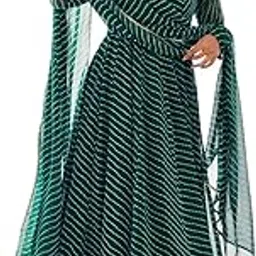 kd Women Floral Print Anarkali Kurta with Pant and Dupatta Set Anarkali Kurti for Women Georgette Anarkali Dress, Full Sleeve-picture-46
