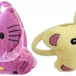 accery Kids pack of 2 Kitty Design Winter Warm Earmuffs (Random Pattern)-picture-18