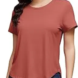 wellbi Bamboo Women’s Tshirt – Ultra-Soft, Breathable & Sustainable | Premium Cotton Blend for Supreme Comfort | Stylish & Eco-Friendly T-Shirt for Women | Tshirt Women Cotton-picture-48
