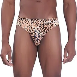 maml Men’s Ultra Thin Printed Ice Silk Briefs Underwear for Men & Boys, Spotted Pattern, Comfortable & Supportive, Fashionable Form-Fitting Design, Breathable & Soft-picture-11