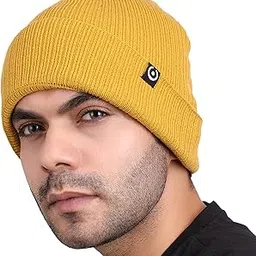 coreteq Unisex Soft Wool Winter Cuff Beanie Cap-picture-34