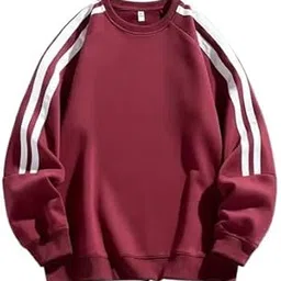 heradawn Self Design Sweatshirt for Men(Stripe New-P)-picture-38