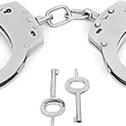 The Beauty Me® Heavy Duty Metal Handcuff – Mild Steel Police Handcuffs for Drama, Stage Performance, Cosplay & Role Play-picture-30