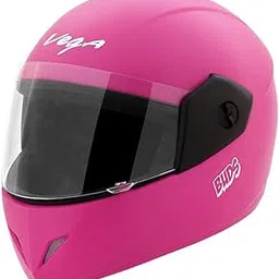 Vega Junior Buds ISI Certified Lightweight Full Face Helmet for Kids/Youth/Women /with Clear Visor(Pink, Size:XS)-picture-12