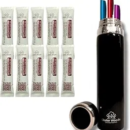 Outer Woods Insulin Cooling Bottle Travel Case for Diabetics - Large | 24+ Hours Cooling | Insulin Travel Case | Insulin Travel Cooler | 5 + 5 Ice Gel Packs Included | Fits Insulin Pens up to 8.4 Inch (Black)-image-85