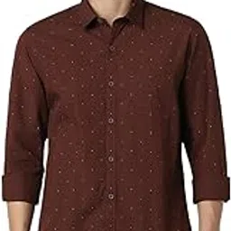peter england Men's Solid Slim Fit Shirt-picture-53