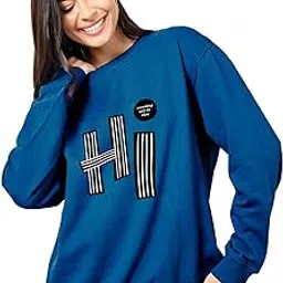 ausk Women's Oversize Printed Sweatshirt || Long Sleeves Sweatshirts-picture-14