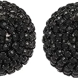 Cubic Zirconia Clip-On Stud Earrings for Women | Gold Color Brass | Anti-Tarnish Finish | Non-Pierced Lightweight Earrings | Elegant Jewelry-image-39