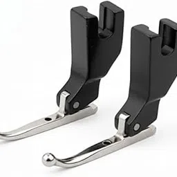 P369 Industrial Sewing Machine Presser Foot, Black Metal Bead and Sequin Special Foot, Professional Crafting Accessory, 2-Piece Set-image-0